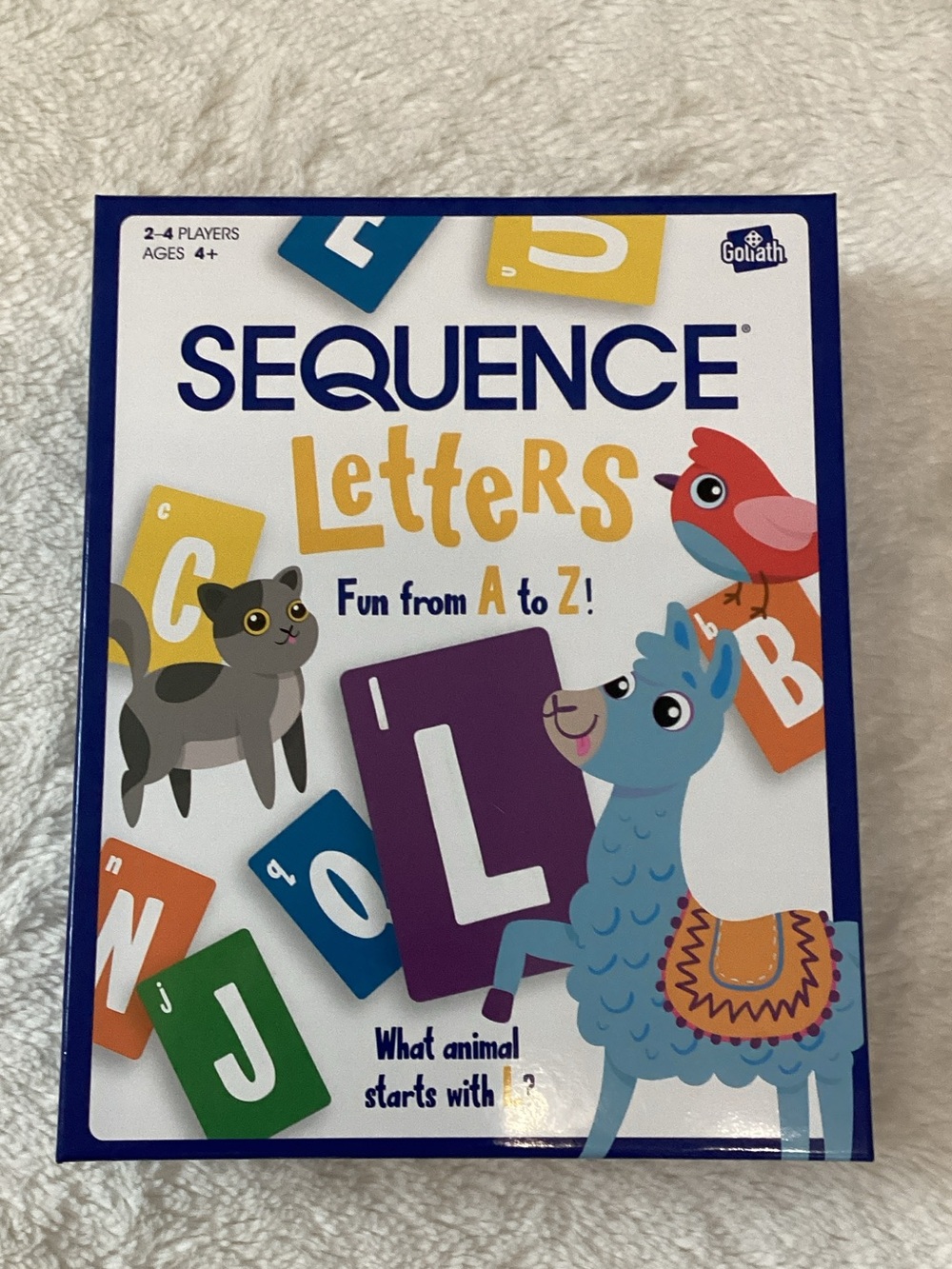 🌸 2 for $20, SEQUENCE Letters Fun From A to Z No Reading Required Board Game